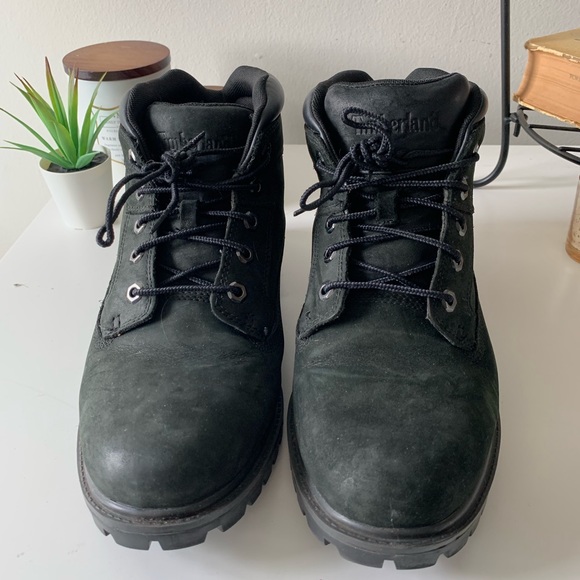 Black Suede Timberland Boots